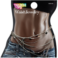 Touch Down Waist Beads - Hearts