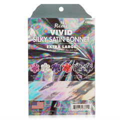 Ms. Remi Silky Satin Vivid Bonnet XL Platinum Leopard #3692
