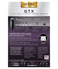 Andis GTX T-Outliner 3-Prong Corded Trimmer