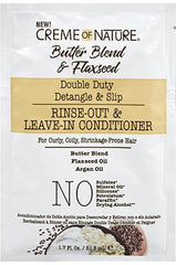 Creme Of Nature Double Duty Detangle & Slip Rinse-Out & Leave-In Conditioner Packette