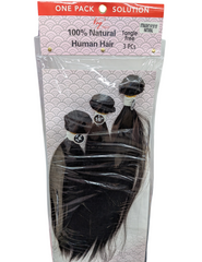 Vog Pro One Pack Solution 100% Natural Human Hair Weave 3PCS