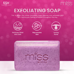 Fair and White Miss White Beauty Exfoliating Soap 200gr