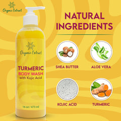 Organic Extract Turmeric Body Wash 16oz