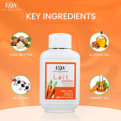 Fair and White Original Carrot Body Lotion 500ml