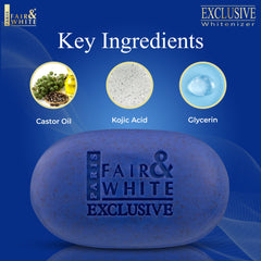 Fair and White Exclusive Whitenizer Exfoliating Soap 200gr