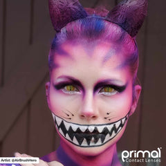 PRIMAL ® Jurassic I - Yellow Reptile Colored Contact lenses