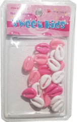Sweet Kids Hair Beads - Shells Pink Tone Mix #2000