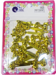 Tara Barrettes - Ribbons Gold #ZQ72857