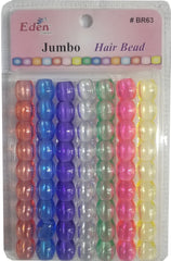 Eden Jumbo Hair Beads - Crystal Assorted #BR63CAST