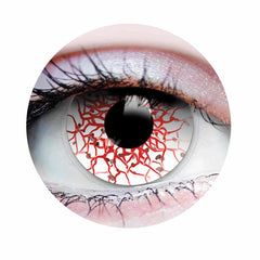 PRIMAL ® Berserker I - White & Red Colored Contact Lenses