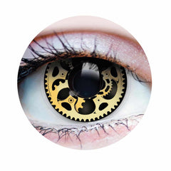 PRIMAL® Steampunk - Gold Cosplay Colored contact lenses