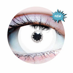 PRIMAL ® White Mini Sclera - White Colored Contact Lenses