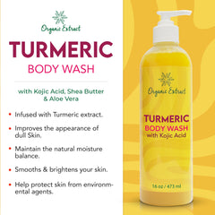 Organic Extract Turmeric Body Wash 16oz