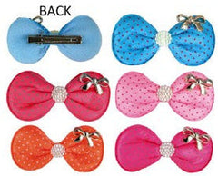 Plush Cotton Stuffed Hair Clips - Assorted #3008