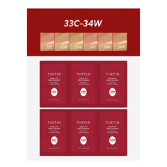 TitTir Mask Fit Red Cushion 6 Shade Trial Kit - Medium Deep (33C-34W)
