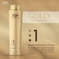 Fair And White Gold Aha Brightening Lotion 350ml