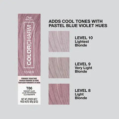 Wella Color Charm Permanent Cream Toner - T86 Radiant Lilac