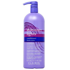 Clairol Professional Shimmer Lights Purple Conditioner for Blonde & Silver Hair 31.5oz