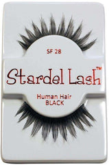 Stardel Lash 100% Human Hair Lashes - SF 28 Black