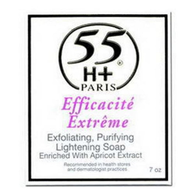 55H+ Paris 55H+ Paris ® Extrême SAVON Gommant Purifiant, Éclaircissant - Authentic Skincare Treatment