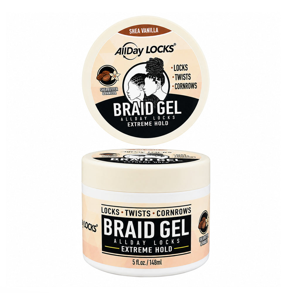 AllDay Locks Braid Gel Sea Butter & Vanilla -Extreme Hold