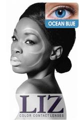 LIZ Color Contact Lenses #2T Ocean Blue #5