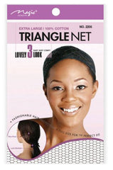 Magic Collection Extra Large Cotton Triangle Net - Black #2205