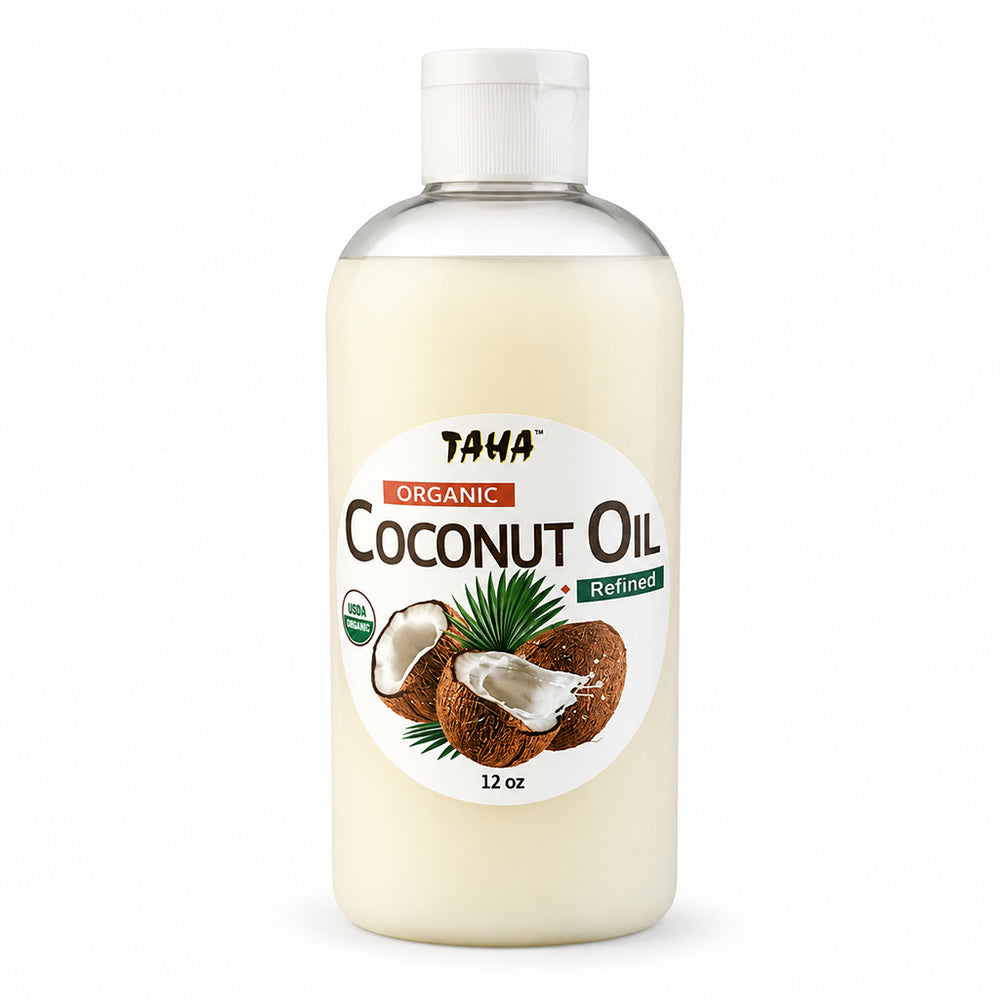 TAHA 100% COCONUT Oil -Refined (12 oz) #16