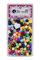 Tara Large Hair Beads - Jumbo Pack Assorted #ZQ9330