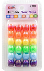 Eden Jumbo Hair Beads - Assorted #BR6-AAB