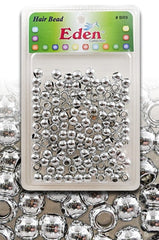 Eden Medium Hair Beads Jumbo Pack - Silver #BR9MSIL