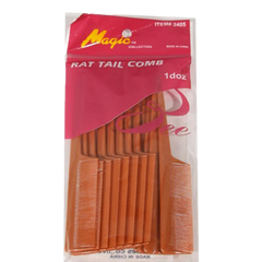Magic Collection Rat Tail Comb 12pk #2405