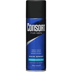 Consort Hair Spray For Men - Unscented Extra Hold