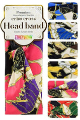 Touch Down Premium Cris Cross Head Band - Knight