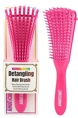 Touch Down Detangling Hair Brush - Hot Pink