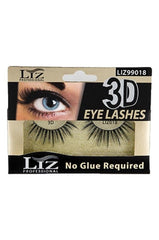 Liz Professional 3D No Glue Required Eye Lashes #018