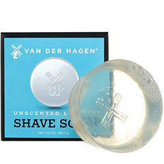 Van Der Hagen Unscented Luxury Shave Soap
