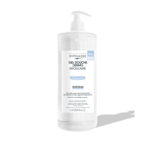 BYPHASSE superfatted dermo-micellar shower gel 1 liter image 0