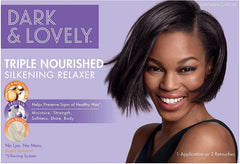 Dark & Lovely Triple Nourished Silkening No-Lye Relaxer - Super