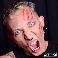 PRIMAL ® Contagion I - Grey & Black Colored Contact Lenses