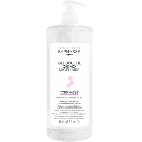 BYPHASSE topiphase dermo-micellar shower gel 1 liter image 0