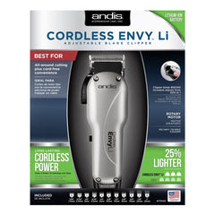 Andis Cordless Envy Li Adjustable Blade Clipper