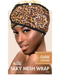 Ms. Remi Silky Mesh Wrap Classic Leopard #3664