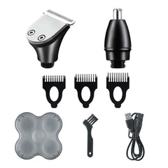 Hot & Hotter 4-in-1 Head Shaver & Grooming Kit #5798