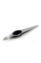 Slant Tip Tweezer w/ Rubber