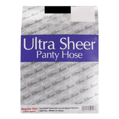 Ultra Sheer Panty Hose 6pk - Black