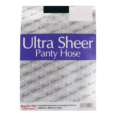 Ultra Sheer Panty Hose 6pk - Off Black