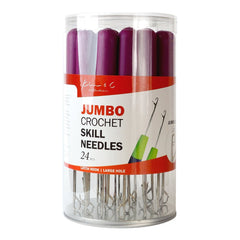 Jumbo Crochet Skill Needles Jar