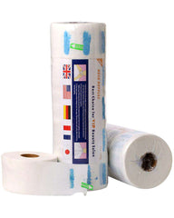 Neck Ruffles Strip Rolls - White 5 Rolls