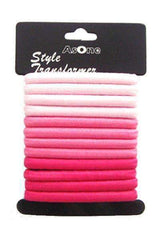 12pcs Ponytail Holders Pink